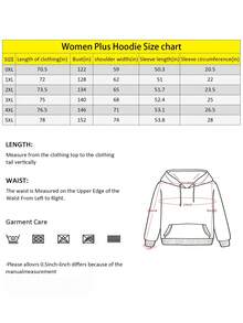 Street Style Skull Print Plus Size Pullover Sweatshirt, Long Sleeve Drawstring Pullover Sweatshirt Casual Black - Black - View 10