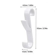10Pcs No Drill Double S-Shaped Hooks, Radiator Clothes Drying Rack, Household Coat Hook, Heated Towel Rail Hanging Holder, Multi Purpose Hanging Bracket For Indoor Laundry, Home Storage & Daily Organizing, Practical Accessory For Bedroom And Bathroom - Multicolor - View 6