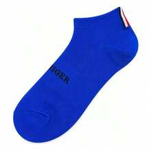 Set De 6 Pares De Calcetines Tommy Hilfiger Hombre Tobilleros Tin Azul Marino Blanco Rojo Algodón Elásticos Transpirables Deportivos Casuales - Multicolor - Ver 1