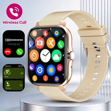 [Smart Watch]This Full Touch Screen Smart Watch Is Designed For Fashionable Young Women, Men And Couples. It Supports Wireless Calling, Step Counting, Music Control And Fitness Functions, Compatible With Android/IOS Phones, Equipped With 180mAh Battery. It Is An Ideal Gift Choice For New Year, Valentine's Day, Easter And Christmas. - Multicolor - View 13
