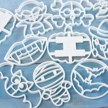 MIANXIAOXIN 1 Pc Halloween Cookie Cutter Pumpkin Skull Witch Ghost Bat DIY Baking Tools For Party - Multicolor - View 5
