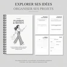 Spiral Notebooks For Finding Your Passion, Life Purpose And Self Discovery With Guided Reflection Prompts, Visualization Exercises, Personal Mission And Values Pages, Weekly Goal Planning, Daily Action Lists And Annual Review - A5 - View 1