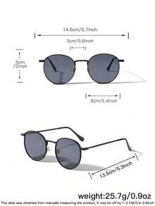 3pcs Kids Stylish Glasses, Slim Metal Rim, Vintage Round Frames, Eyewear For Holiday & Casual Occasions With Glasses Box - Multicolor - View 6