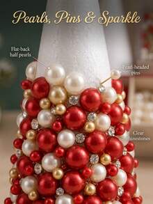 Stringing Christmas Tree Handicraft Set DIY - Multicolor - View 5