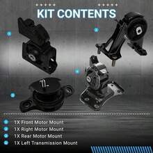 Kit de soportes de motor delantero & trasero - como en la foto - Ver 5