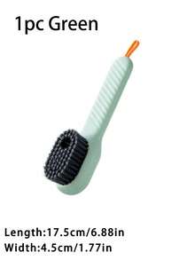 1pc Shoe Brush, Plastic Clothing Cleaning Brush, Household Cleaning Tool - Multicolor - View 13