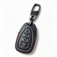 Leather New 5-Button Car Key Shell Protective Case Suitable For Chevrolet Chevy Malibu Camaro Cruze Traverse Volt Bolt Equinox 2017 - one-size - View 2