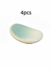 Pebble Shaped Kiln Change Glaze Ceramic Chopstick Rest, Multicolor Stone Look Utensil Holder, Tabletop Decor Spoon Fork Rest For Home Kitchen Dining Table Decoration - Multicolor - View 19