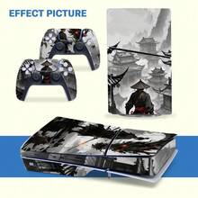 1 Set Printed Pattern Skin Stickers For Slim Game Console, Waterproof Scratch-Resistant Personalized Decorative Protective Film For Controller - View 1