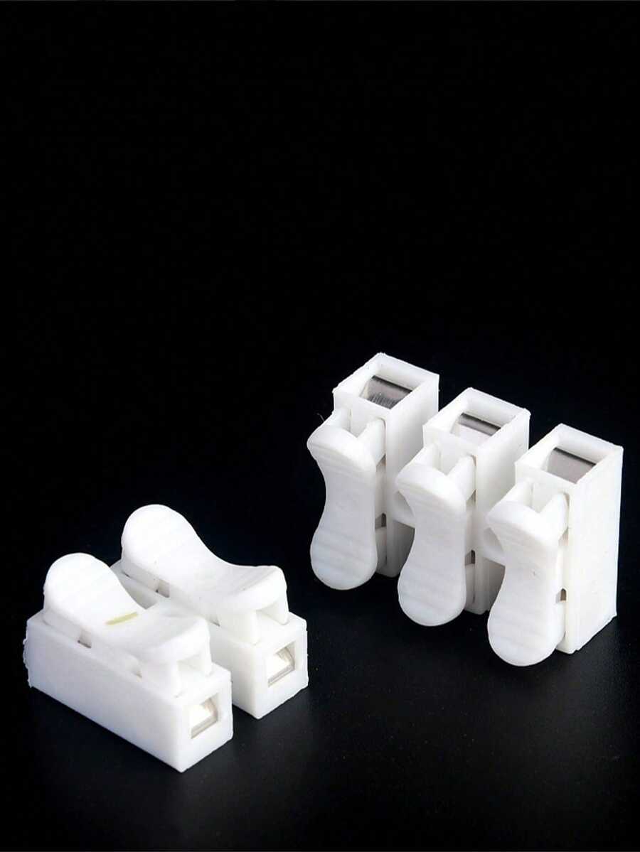 110pcs With Multiple Specifications To Choose From, Including Quick Terminal Connectors, Push Type Connectors, 2-Pin Flame-Retardant Connectors, CH-2 Quick Connect Terminals, Two Position Press Type Wire Clamp Terminals, Lighting Fixture Accessories - Multiple Styles - View 1