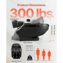 Massage Chair - Black - View 4