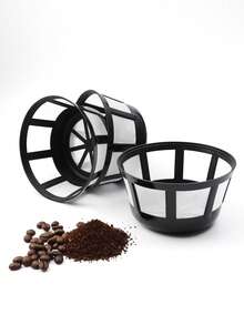 1PC Reusable Coffee Machine Filter, Coffee-Specific Solid-Liquid Separation Filter, Easy To Clean - Black and White - View 7