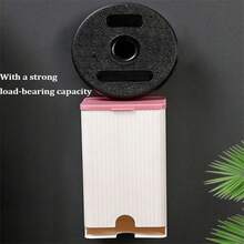 Wall-Mounted Sanitary Napkin Storage Box & Tissue Holder - Waterproof Durable Small Item Organizer Space-Saving Dust-Proof For Bathroom Bedroom Kitchen Office Fall Winter Home Essential - Multicolor - View 8