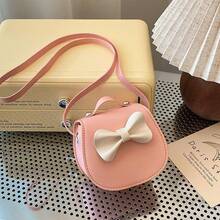 Girls' Bow Mini Handbag, Cute Children's Handheld Crossbody Bag, Princess Accessory Small Bag - A - View 10