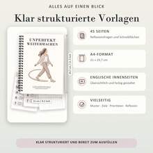 Buku Catatan Spiral untuk Wanita dengan Kebiasaan Perfeksionis dan Standar Tinggi: Halaman Menulis untuk Kesadaran Diri dan Perawatan Diri untuk Penetapan Tujuan, Pertumbuhan Pribadi, Pikiran dan Gagasan, Pemecahan Masalah, Belas Kasih Diri, dan Pelacakan Kemajuan - A5 - View 2