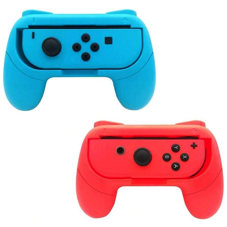 GAMINJA Switch JoyCon Controller Grip Set, Left And Right Hand Grip Holder, Easy Installation To Improve Grip Comfort Accessory - View 1
