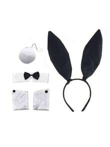 1pc Women's Rabbit Ear Headband Accessory, Cute & Sexy Rabbit Girl Headpiece For Nightclub, Halloween, Brazilian Carnival, Outfit Accessory, Gift - Multicolor - View 17
