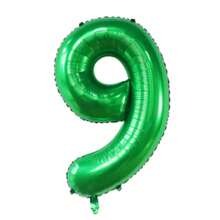 1pc Extra Large 40" Green Number Foil Balloon For Birthday & Anniversary Party Decorations - Green - View 12