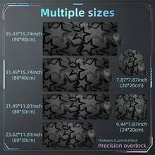 Star Graffiti Mouse Pad Black Grey Texture Desk Mat Extended XL MousePad Office Desk Accessories Multicolor Non-Slip Stitched Edge Computer Mat For Desk 35.4x15.7 Inches Rubber Base Laptop Keyboard Pad For Home Office & Gamers - View 10