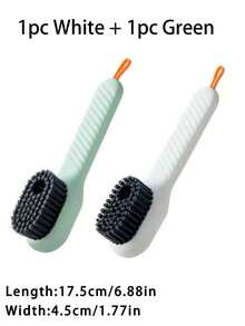 1pc Shoe Brush, Plastic Clothing Cleaning Brush, Household Cleaning Tool - Multicolor - View 10