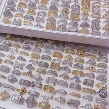 20pcs/40pcs Women's Multi-Element Stackable Rings, Random Assortment, Micro-Inlaid Zirconia Rings, Holiday Gift Jewelry - Ring Style Sent at Random - View 41