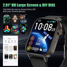 LIGE's New Fashionable Smartwatch: 2.01-Inch Large Screen, 420mAh ...