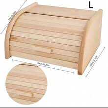 Wooden Style Bread Storage Box, Can Be Used To Store Bread. Made Of Breathable Wooden Material, It Can Keep Bread Fresh And Convenient To Store, Especially Suitable - View 13