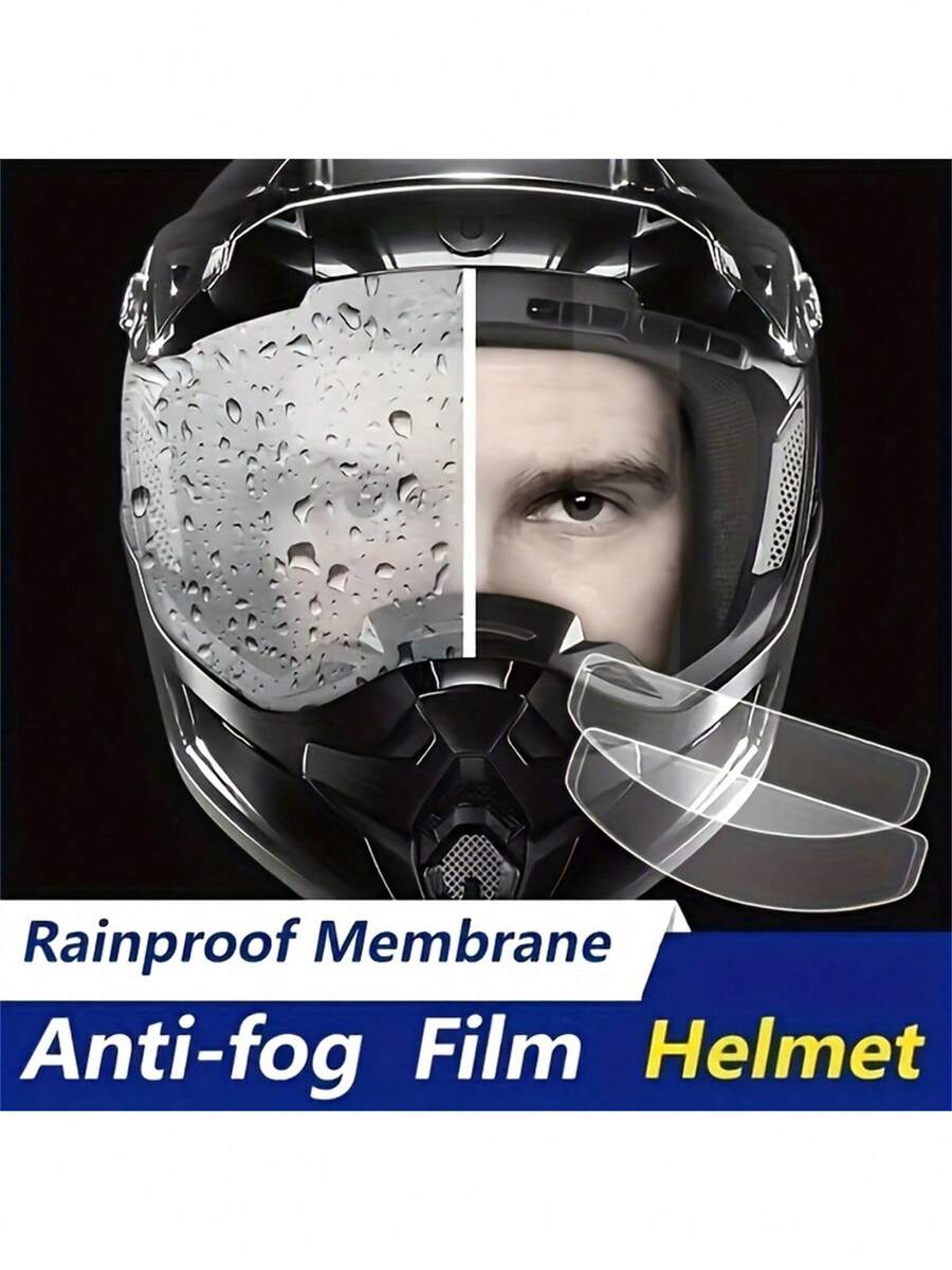 Motorcycle Helmet Anti-Fog Anti-Rain Lens - A - View 1