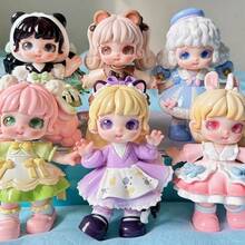 Cute Blind Box Figures, Kawaii Anime Girl Figurines, Random Style Collectible Dolls, Desktop Ornament Decoration, Gift For Girls, - Multicolor - View 1