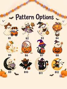 Personalized Plaid Halloween Basket, Personalized Halloween Bag, Reusable Halloween Party Gift Bag, Party Gift, Halloween Decoration, Gift And Holiday Storage Basket, Boo Basket Gift, Halloween Boo Basket Gift - Multicolor - View 8