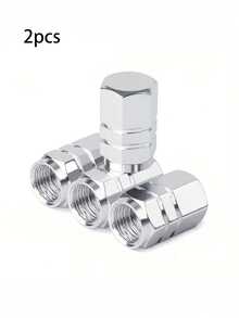 2/4/8pcs Hexagonal Aluminum Alloy Valve Stem Caps - Explosion-Proof Tire Valve Stem Covers, Dustproof & Waterproof, Suitable For Cars, Motorcycles, Trucks And Bicycles - Multicolor - View 14