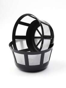 1PC Reusable Coffee Machine Filter, Coffee-Specific Solid-Liquid Separation Filter, Easy To Clean - Black and White - View 5