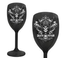 KIWI Black "Death Potion" Halloween Decorative Cup, Skull Design Party Decoration Accessory, Ideal For Halloween And Theme Parties - Option 3 - View 2