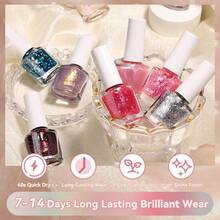 Peelable Quick-Dry Nail Polish, Suitable For Women And Teenagers, 40 Colors Available - Multicolor - View 6