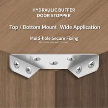 Stainless Steel Multi-Function Corner Bracket, Triangle Support, Bed Corner Support, Furniture Table & Chair Connector, Shelf Support, Trapezoidal Hanging Bracket - 0.8mm Thick Small Stainless Steel - View 6