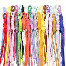 6/12/28/50/100/200pcs Handmade Woven Nylon Phone Lanyard Keychain Rope, 24-28cm Length, Pendant/Bag Charm DIY Handmade Daily Decoration Knotted Nylon Rope, Jewelry Making Supplies,Keychain Set, Durable And Fashionable, Suitable - Multi-color - View 3