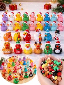 Christmas Random Decor, DIY Resin Desktop Decoration, Landscape Miniature Ornament, Christmas Party Gift, Party Home Decor (This Product Is For Adult Home Desktop Display/Miniature Landscape Gardening Accessories, Recommended Age 14+/15+, Not A Children's Toy) - Multicolor - View 1
