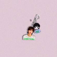 1pc Idol Support Keychain, Celebrity Merchandise Pendant Bag Keychain - Multicolor - View 6