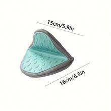 2pcs Heat-Resistant Silicone Trivet Pads With Fabric Cover, Multi-Function Pot Holder, Microwave/Oven Anti-Scald Mat, Frying Pan Handle Holder, Kitchen Countertop Mat - View 10