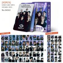 Best-Selling 92pcs (32 Stickers And 60 Photo Cards) GOT7 Comeback Merchandise Collection Greeting Cards K-POP Star LOMO Photo Cards - Suitable For Collecting Photo Cards, Stickers, High-Definition Collection Grade Photo Cards, Fan Collection - Katseye Light Stick, Straykid, Photocard, K Pop, Katseye Photo Card - Multicolor - View 2