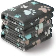 3pcs/Set Pet Blankets, Same Size, Soft And Fluffy, Suitable For Dogs And Cats, Washable, Paw Print Pattern - S:52*76CM - View 7