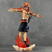 bandai 1pc Figure Ace Cross Back View Whitebeard Ace Peripheral 2D Anime Figure Model - Multicolor - View 5