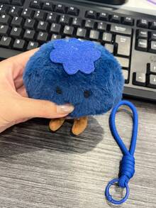 Blueberry Lucky Plush Keychain - Cute Stuffed Animal Doll, Suitable For Bag Decoration, Car Decor, Amulet Gift, Soft Pendant For Backpack And Keys - Multicolor - View 2