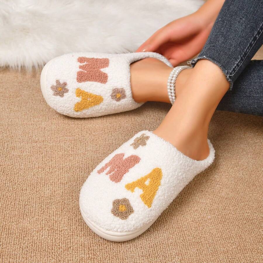 Women's Winter Warm Fuzzy Home Slippers, Gift For Mom And Girlfriend - Multicolor - View 1