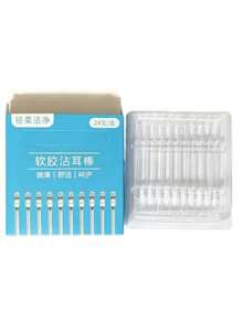 Introducing New Reusable Adhesive Cotton Swabs, Specially Designed For Earwax Removal. Each Box Contains 24 Pieces, Offering Two Size Options: Small Size Suitable For Children And Women, Large Size Specifically Designed For Adult Men. This Professional-Grade Tool Features A Built-In Adhesive Tip, Making The Cleaning Process Easy And Convenient, An Ideal Choice For Home Earwax Removal. - Multicolor - View 12