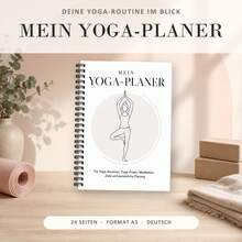 Spiral Notebooks In German For Yoga Practice With Pose Sequence Pages, Weekly Routines, 30-Day Challenge Tracking, Meditation Notes, Class Reflections, Progress Check-Ins And Lined Writing Sections - A5 - View 10