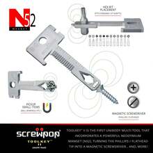 Creative 17-In-1 Multi-Tool Keychain Repair Tool - Multicolor - View 2