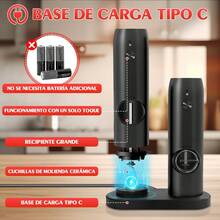 ANTSAY Electric Salt & Pepper Grinders - Black - View 5