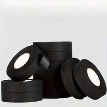 5 Rolls High Temperature Resistant Self-Adhesive Cloth Tape, Heat Resistant Noise Reduction, Used For Car, Engine, Wire & Cable Protection, Car Wiring Harness, Engine Protection, Flexible Tape, High Temperature Resistant Material - 10M Long - View 8
