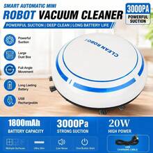 Smart Automatic Mini Robot Vacuum Cleaner, USB Rechargeable Household Sweeping Robot, Powerful Suction, Large Dust Box, Universal Wheel Full-Angle Movement, 1800mAh Long Lasting Battery, Lazy Home Cleaning Appliance - Smart Robot Vacuum - View 13